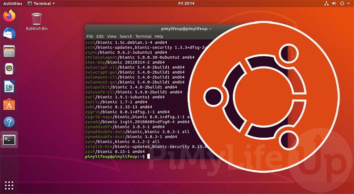 ubuntu find file extension