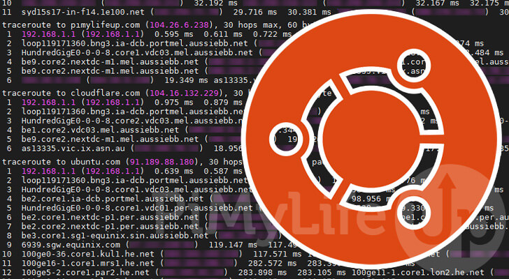 Ubuntu traceroute
