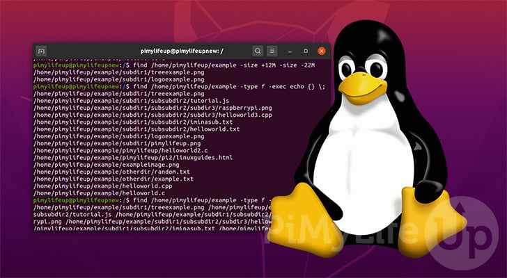find command on linux