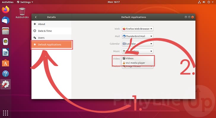 Set Default Applications for Ubuntu 18.04