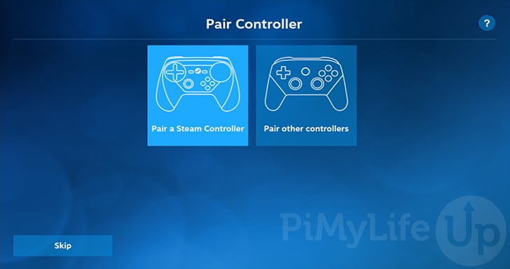 Pair controller to Pi