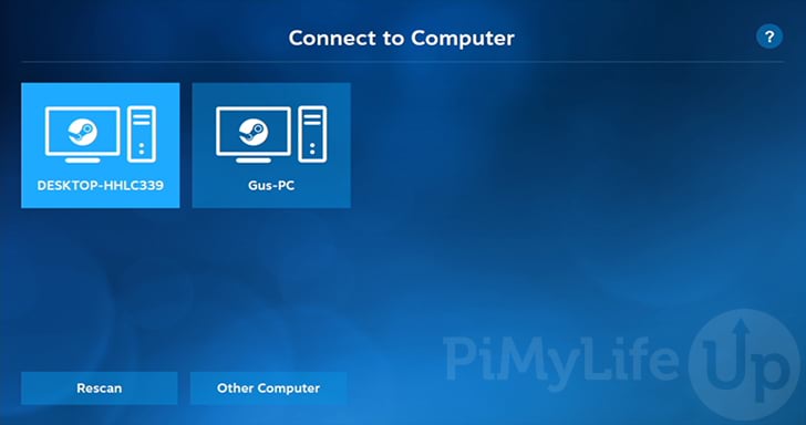 Connect Steam Link to Computer