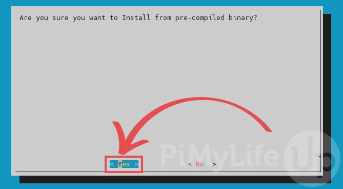 Confirm Installation from Binary 