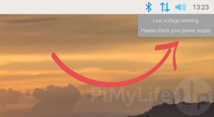 Raspberry Pi Undervoltage Warning