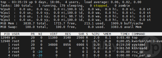 Display All CPU Cores