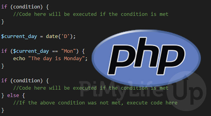 PHP if else elseif conditional statements