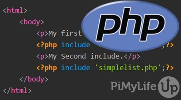 PHP include and include_once - Pi My Life Up