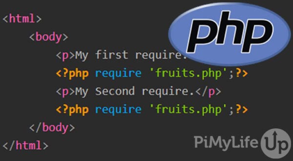 php require_once require
