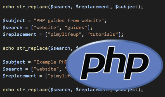 How to use the str_replace Function in PHP Thumbnail