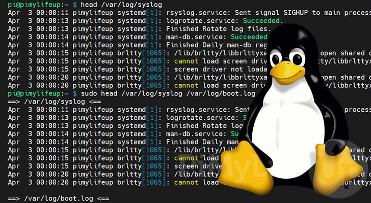 head command on Linux