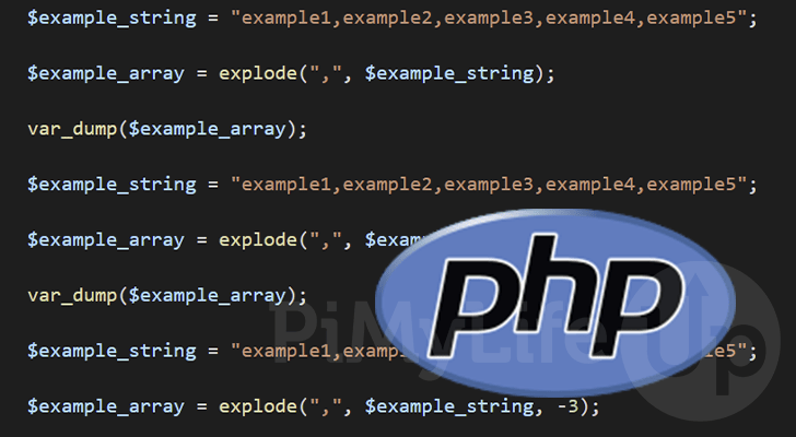 PHP explode Function