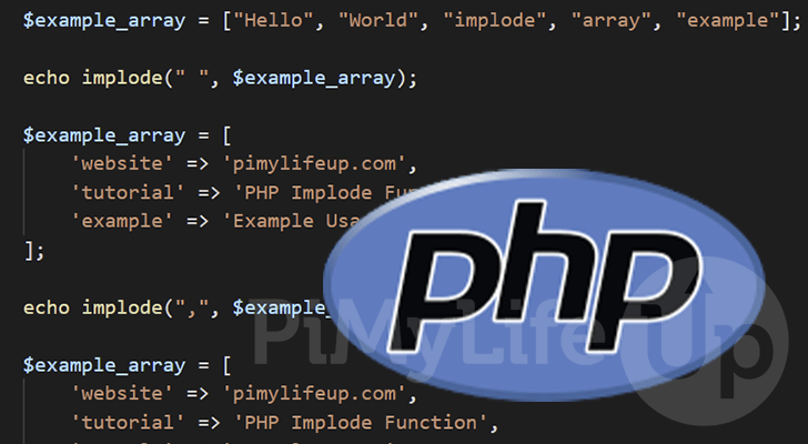 PHP implode function