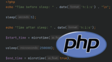 PHP sleep and usleep function