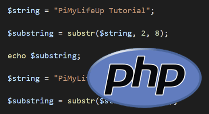 symaskine spise vores How to use the substr() Function in PHP - Pi My Life Up