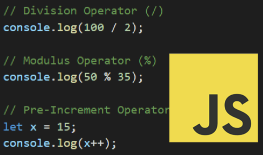 JavaScript Arithmetic Operators Thumbnail