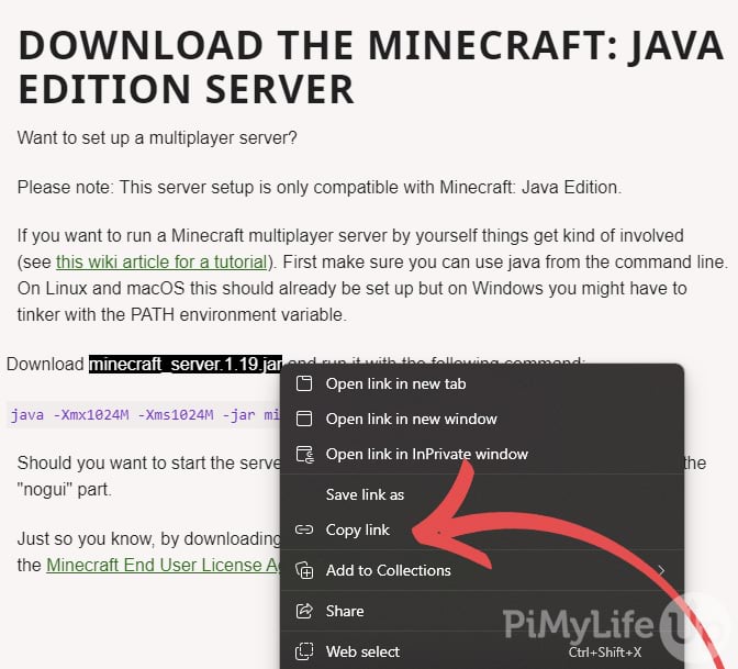 Java Minecraft Server Jar Download Link
