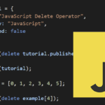 JavaScript delete Operator