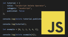 JavaScript delete Operator