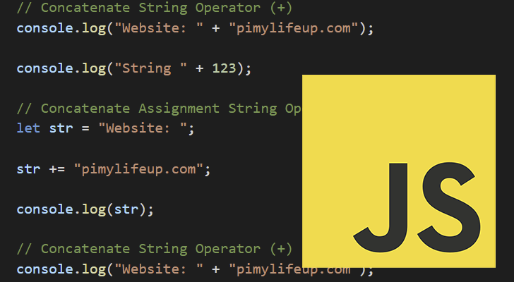 add backslash to string javascript