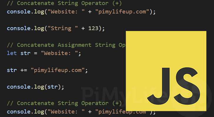JavaScript String Operators