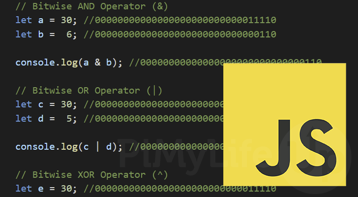 JavaScript bitwise operators