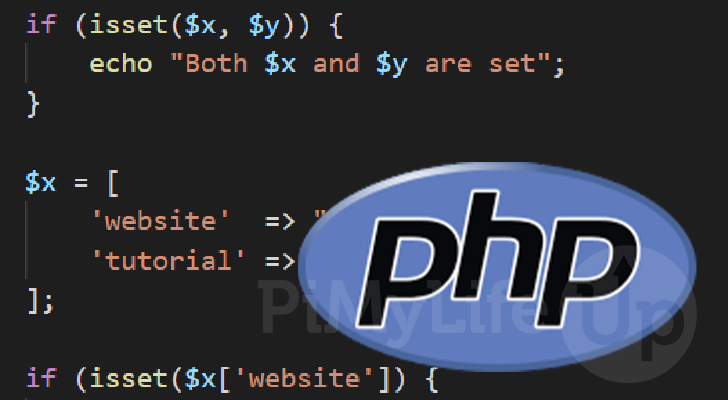 php isset function