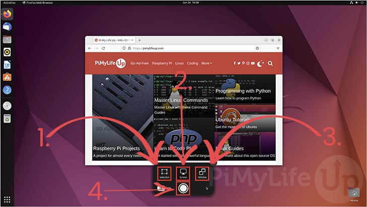 Taking a Screenshot on Ubuntu