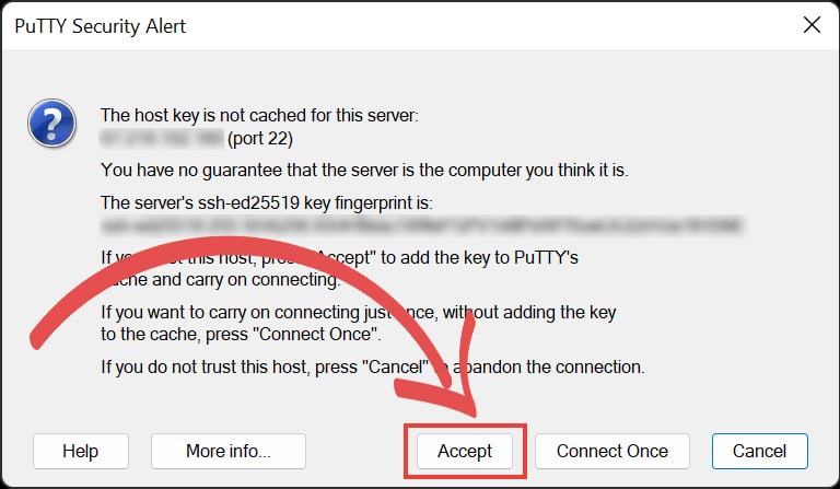 Accept SSH Host Key