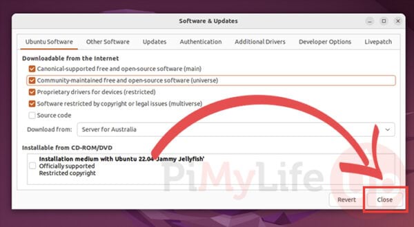 Ubuntu にユニバース、マルチバース、および制限付きリポジトリを追加する方法