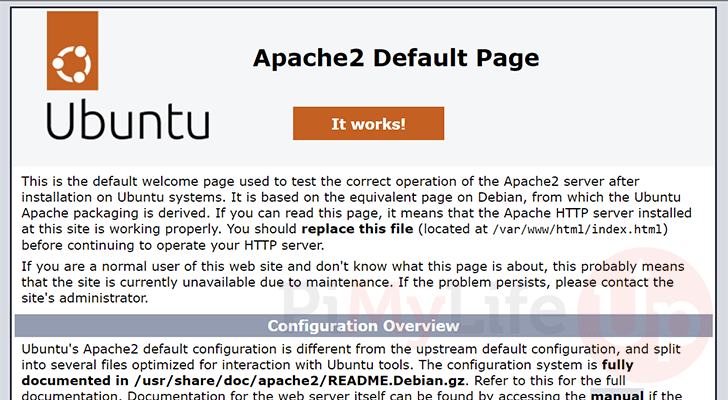 Ubuntu Apache Default Page