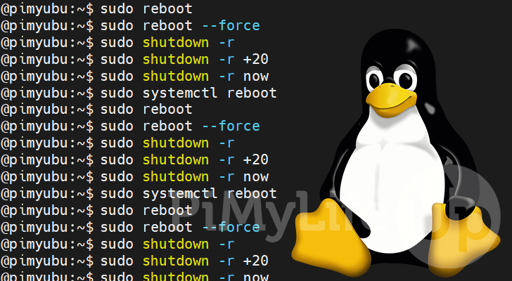 How to reboot Linux