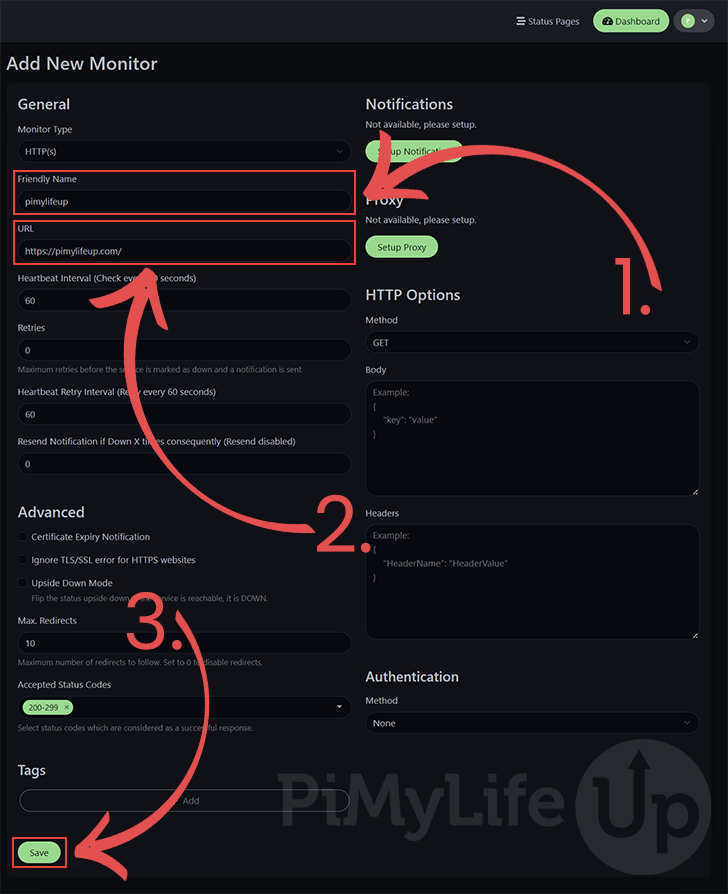 Adding your new Uptime Monitor on a Raspberry Pi