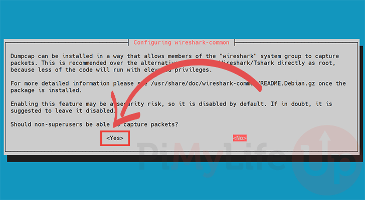 Configuring Wireshark on the Raspberry Pi