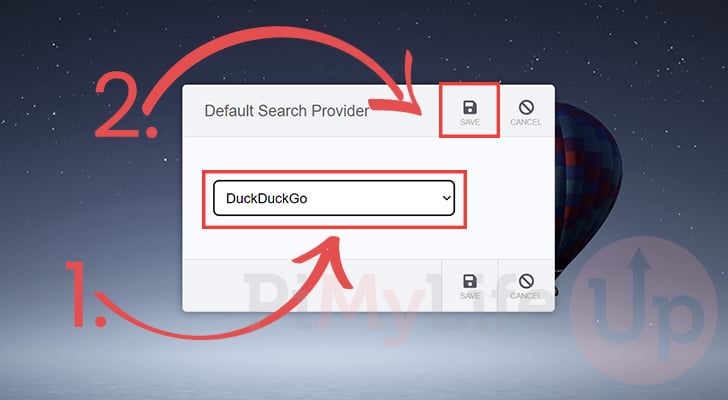 Set Default Search Provider