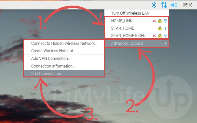 NetworkManager Options on Raspberry Pi