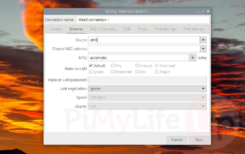 Edit Network Connection using Network Manager on the Raspberry Pi