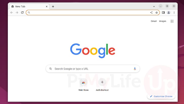 Chrome running on Ubuntu