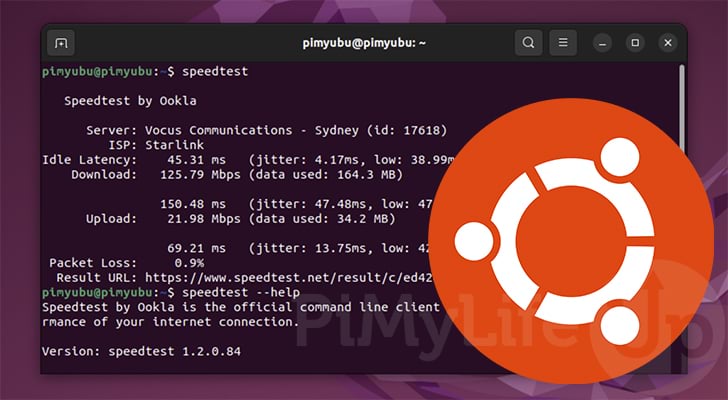 Ubuntu Internet Speed Test