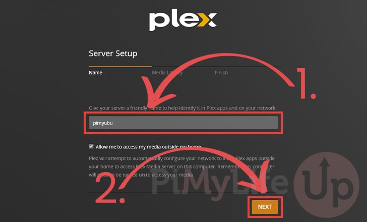 Give Ubuntu Plex Media Server Name