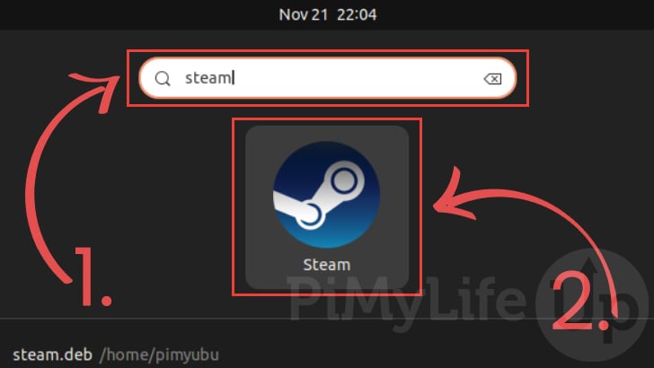 Open Steam on Ubuntu