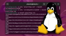 base64 command Linux