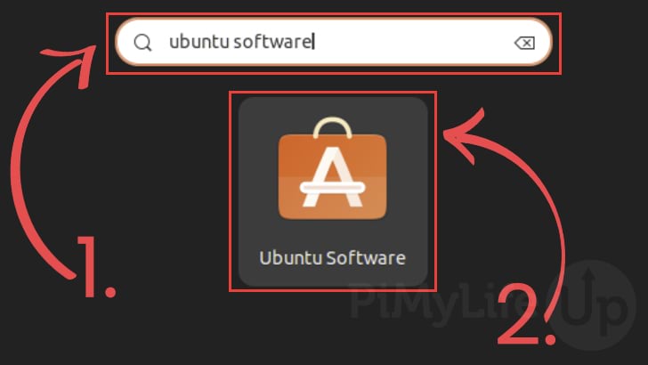 Search for Ubuntu Software