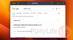 how to find my external ip address on mac