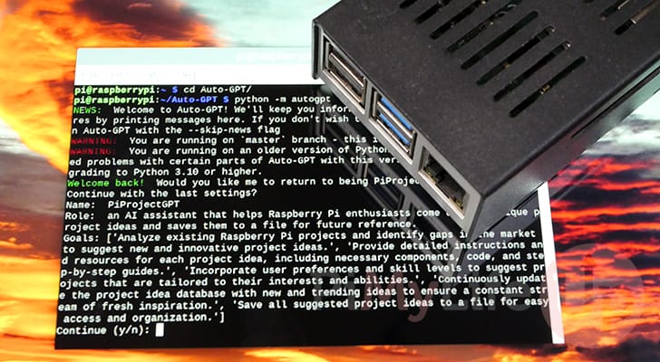 Raspberry Pi Auto-GPT