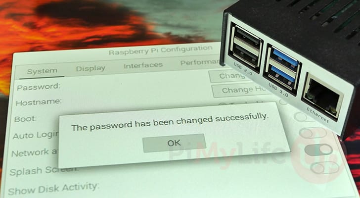 Raspberry Pi Change Password