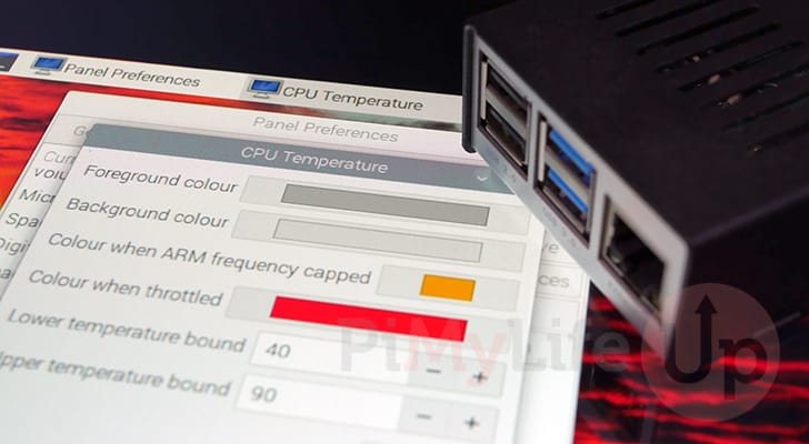 Raspberry Pi Monitor Temperature