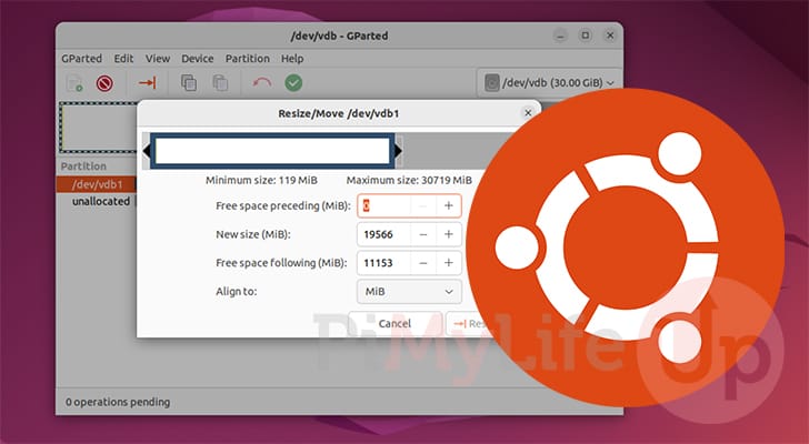 Ubuntu Resize Partition