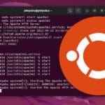 Ubuntu Start, Stop or Restart Apache