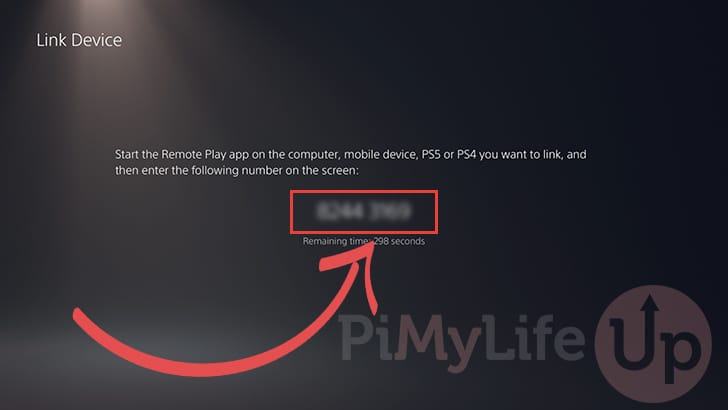 PS5 Remote Play Link Code for Steam Deck