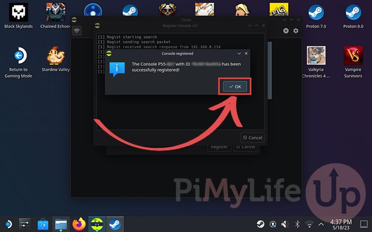 PS5 Remote Play on the Steam Deck using Chiaki - Pi My Life Up